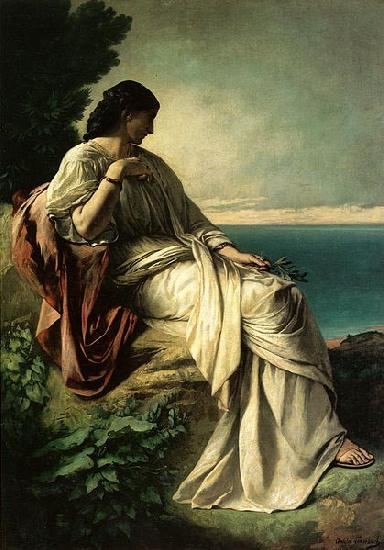 Anselm Feuerbach Iphigenie (erste Fassung) oil painting picture